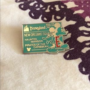 E Disneyland Passport Hidden Mickey Disney Pin
